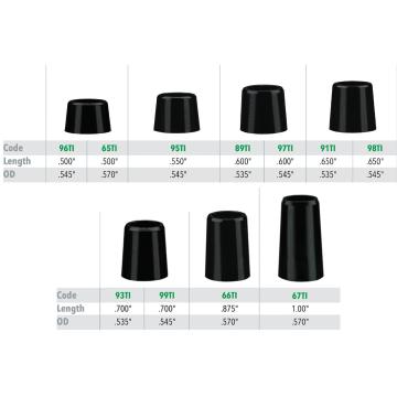 ferrules-coniques-pour-hybrides-fers-et-wedges-.355quot;-65ti-.500quot;-x12